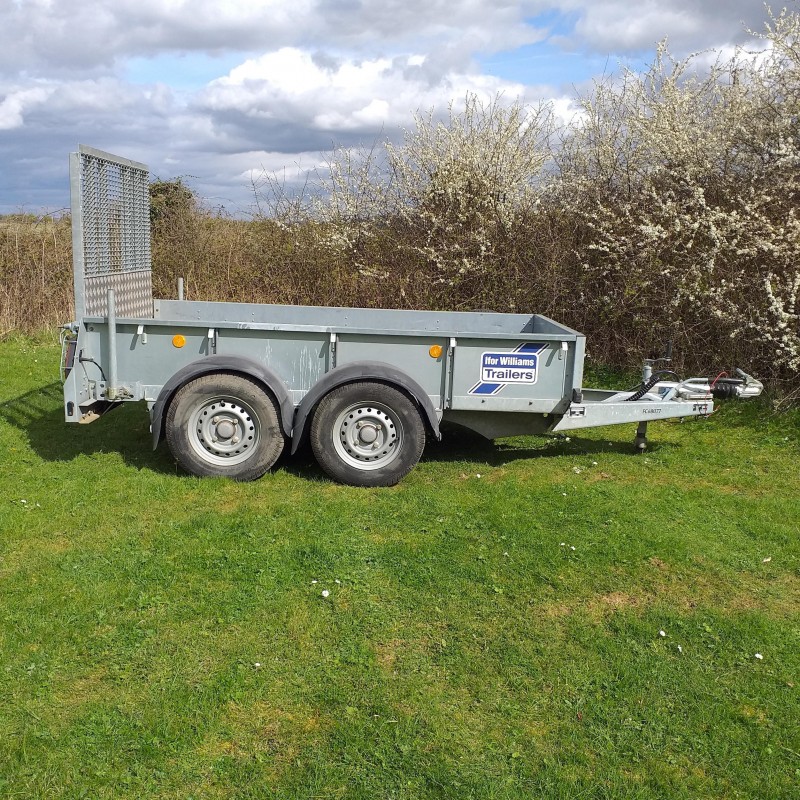 Ifor Williams GD84 Tandem Axle Plant Trailer